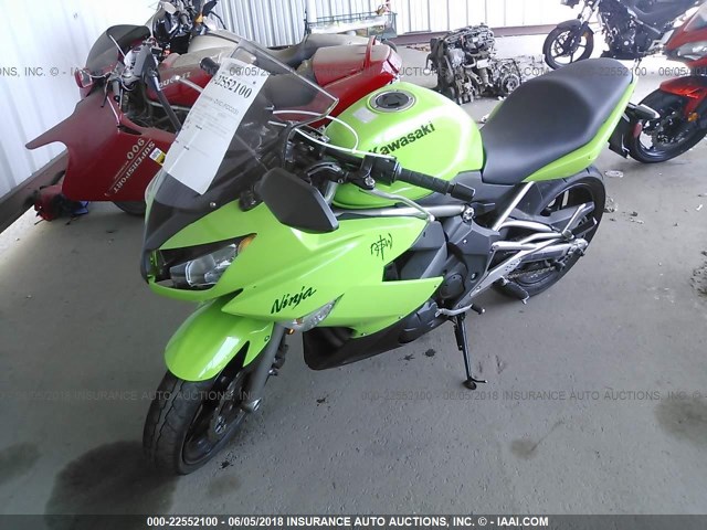JKAEXEC119DA46202 - 2009 KAWASAKI EX650 C 绿色 照片 2