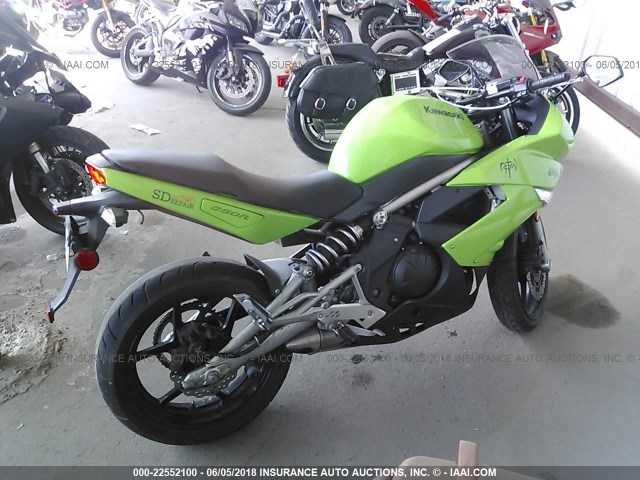 JKAEXEC119DA46202 - 2009 KAWASAKI EX650 C 绿色 照片 4