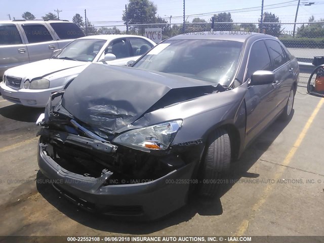 1HGCM56856A158107 - 2006 HONDA ACCORD EX GRAY photo 2