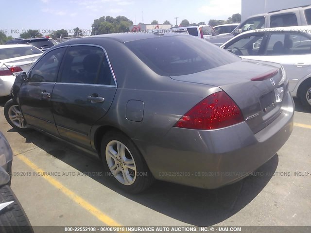 1HGCM56856A158107 - 2006 HONDA ACCORD EX GRAY photo 3