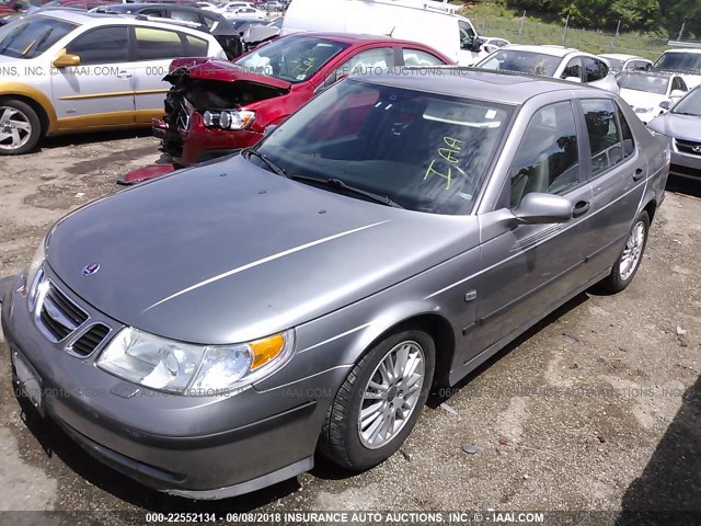 YS3ED49A053529833 - 2005 SAAB 9-5 ARC GRAY photo 2