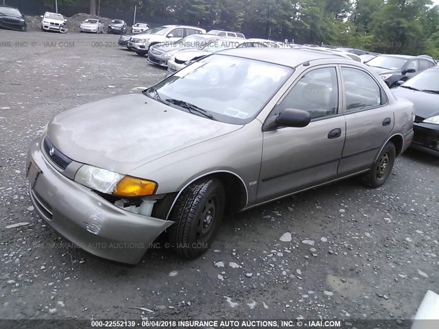 JM1BC1419V0118645 - 1997 MAZDA PROTEGE DX/LX/ES TAN photo 2