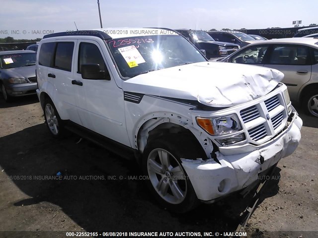 1D4PT4GKXBW589730 - 2011 DODGE NITRO HEAT WHITE photo 1