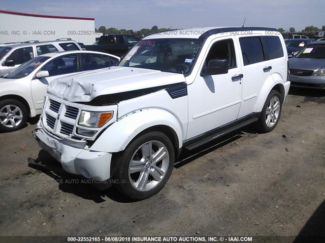 1D4PT4GKXBW589730 - 2011 DODGE NITRO HEAT WHITE photo 2