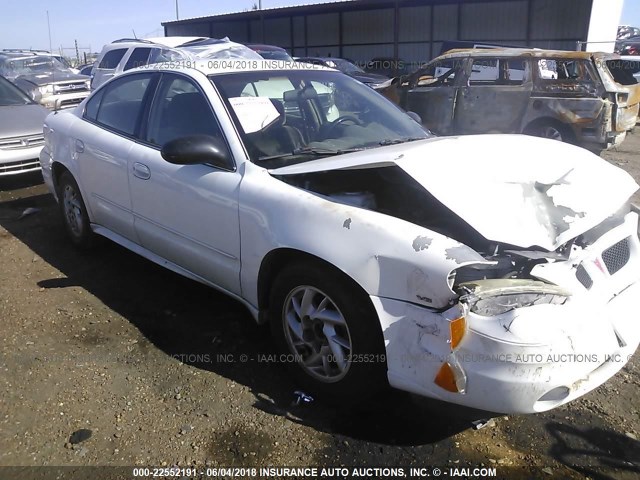 1G2NF52E34M536115 - 2004 PONTIAC GRAND AM SE1 WHITE photo 1