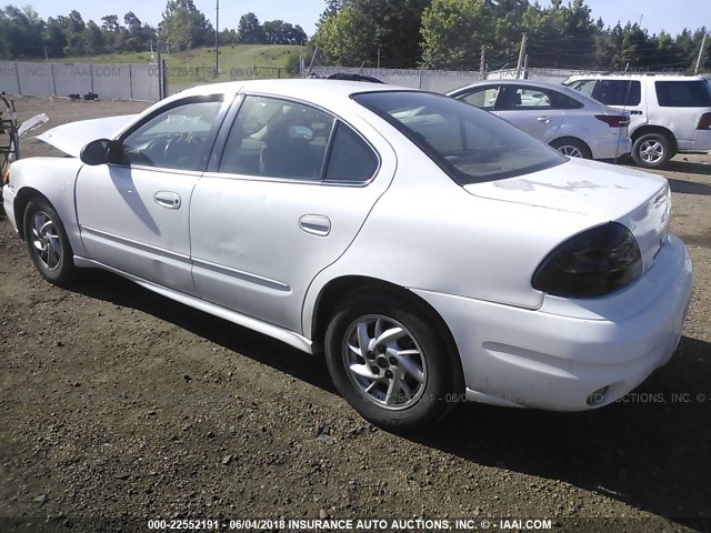 1G2NF52E34M536115 - 2004 PONTIAC GRAND AM SE1 WHITE photo 3