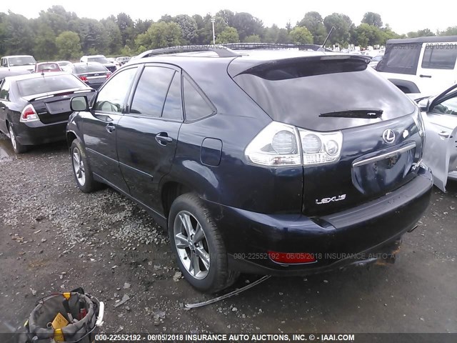 JTJHW31U560014583 - 2006 LEXUS RX 400 BLUE photo 3