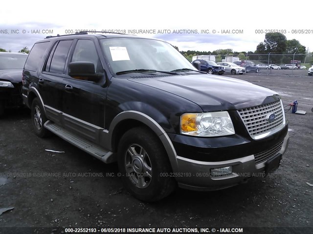 1FMFU18L34LA43105 - 2004 FORD EXPEDITION EDDIE BAUER BLACK photo 1