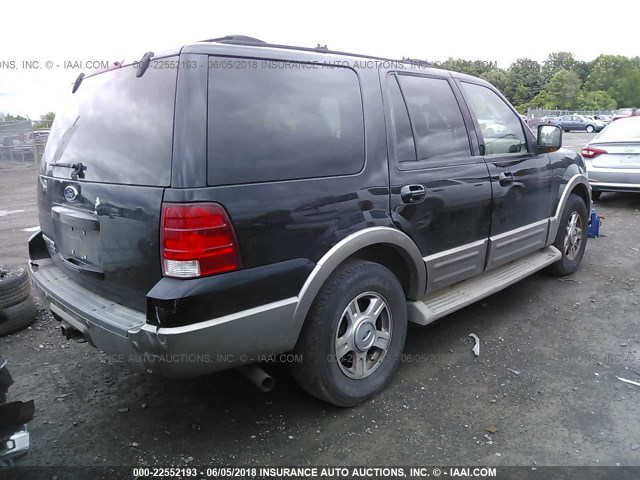 1FMFU18L34LA43105 - 2004 FORD EXPEDITION EDDIE BAUER BLACK photo 4