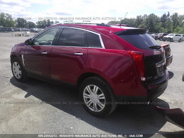 3GYFNAEY8AS522573 - 2010 CADILLAC SRX LUXURY COLLECTION RED photo 3