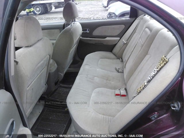 KMHWF35H45A095667 - 2005 HYUNDAI SONATA GLS/LX MAROON photo 8