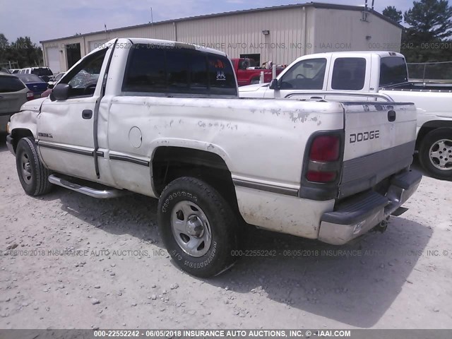 3B7HC16YXRM518821 - 1994 DODGE RAM 1500 WHITE photo 3