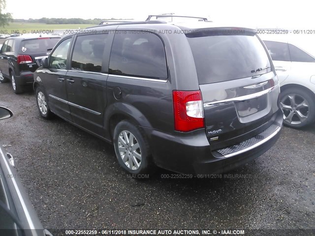 2C4RC1BGXFR588275 - 2015 CHRYSLER TOWN & COUNTRY TOURING GRAY photo 3