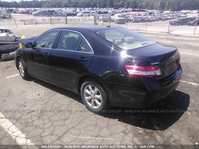 4T1BF3EK4AU081786 - 2010 TOYOTA CAMRY SE/LE/XLE BLACK photo 3