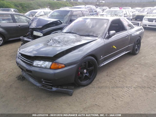 BNR32003148 - 1989 NISSAN SKYLINE GTS  GRAY photo 2