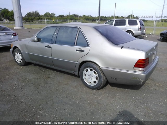WDBGA43E8PA095436 - 1993 MERCEDES-BENZ 400 SEL 米色 照片 3