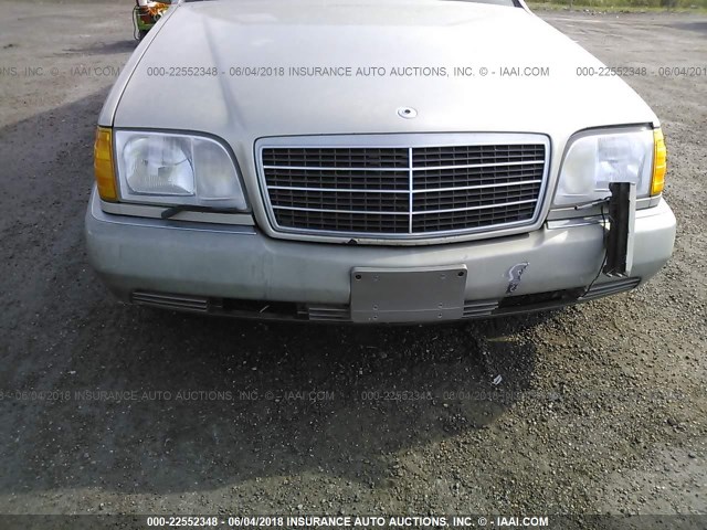 WDBGA43E8PA095436 - 1993 MERCEDES-BENZ 400 SEL 米色 照片 6