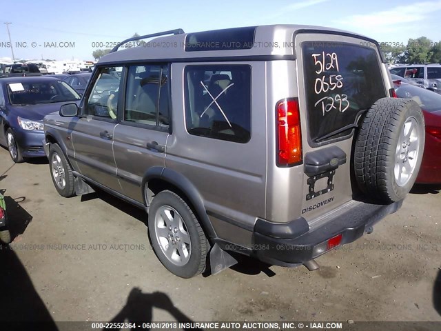 SALTY16483A771061 - 2003 LAND ROVER DISCOVERY II SE GOLD photo 3