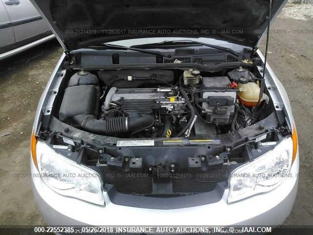 1G8AW12F54Z128479 - 2004 SATURN ION LEVEL 3 SILVER photo 10