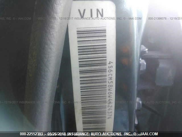 4S6CM58W6W4424374 - 1998 HONDA PASSPORT EX/LX 灰色 照片 9