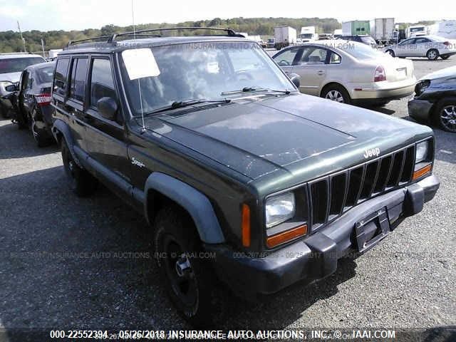 1J4FJ68S9WL157852 - 1998 JEEP CHEROKEE SPORT/CLASSIC Zielony zdjęcie 1