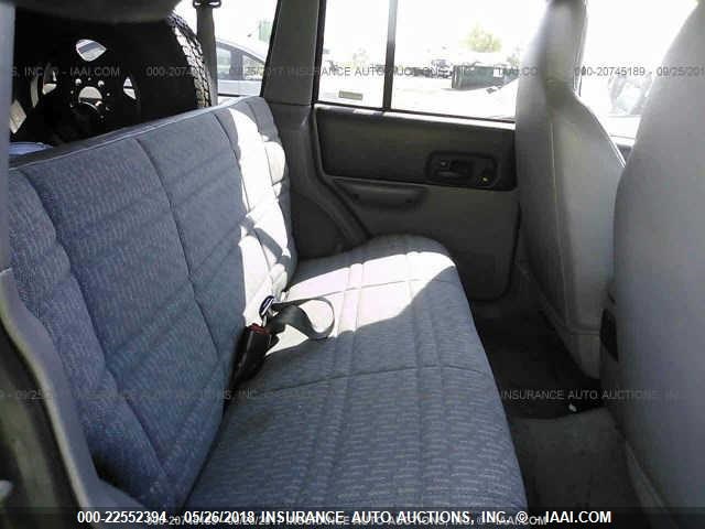 1J4FJ68S9WL157852 - 1998 JEEP CHEROKEE SPORT/CLASSIC Zielony zdjęcie 8