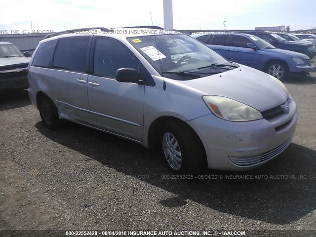5TDZA23C85S266392 - 2005 TOYOTA SIENNA CE/LE GRAY photo 1