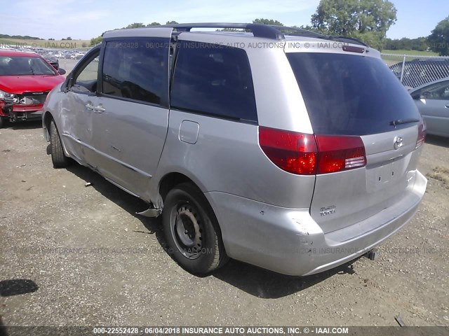 5TDZA23C85S266392 - 2005 TOYOTA SIENNA CE/LE GRAY photo 3