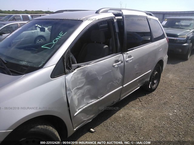 5TDZA23C85S266392 - 2005 TOYOTA SIENNA CE/LE GRAY photo 6