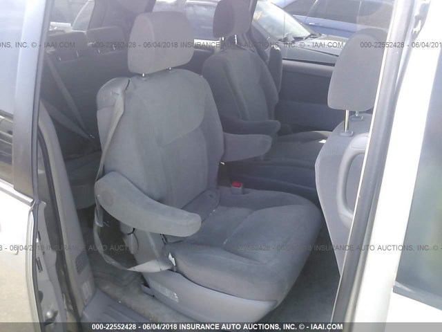 5TDZA23C85S266392 - 2005 TOYOTA SIENNA CE/LE GRAY photo 8