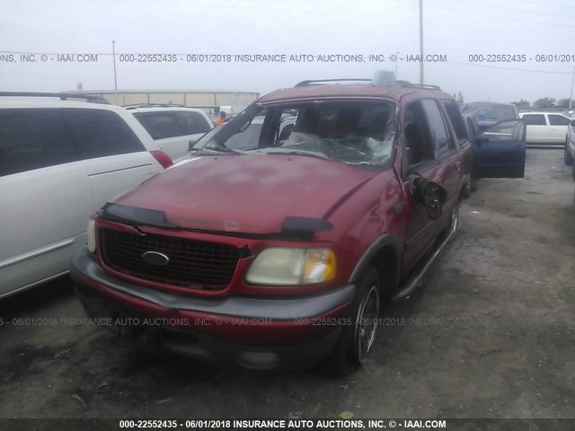 1FMRU15W91LB76071 - 2001 FORD EXPEDITION XLT RED photo 6