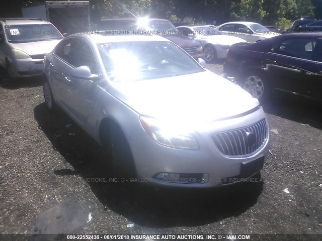 W04GT5GC1B1031624 - 2011 BUICK REGAL CXL SILVER photo 1