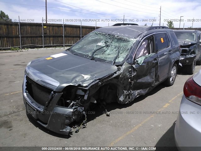 2GKFLTE39D6148798 - 2013 GMC TERRAIN SLE GRAY photo 2