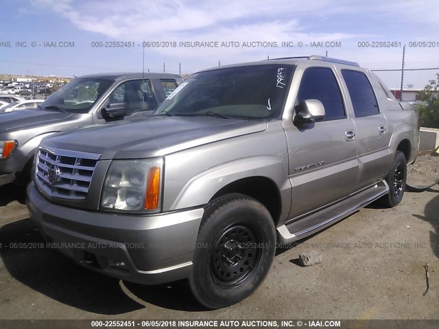 3GYEK63N83G120360 - 2003 CADILLAC ESCALADE EXT GOLD photo 2