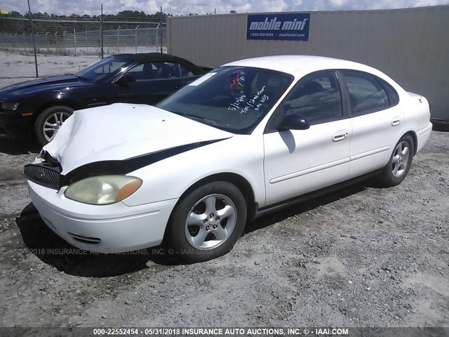 1FAFP52U34A189610 - 2004 FORD TAURUS LX WHITE photo 2