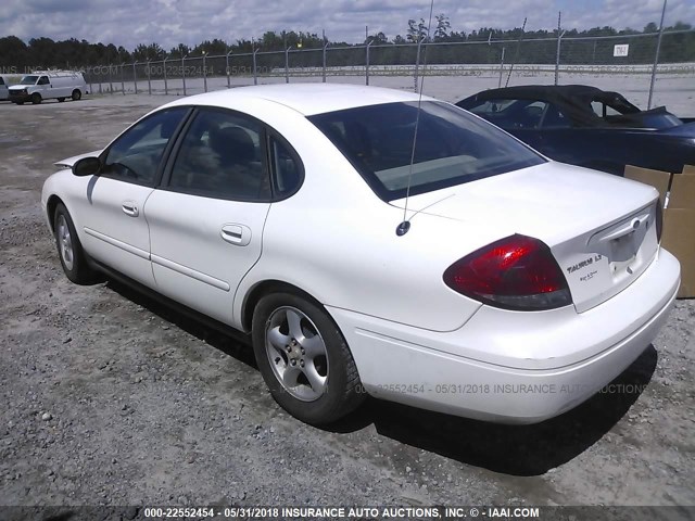 1FAFP52U34A189610 - 2004 FORD TAURUS LX WHITE photo 3