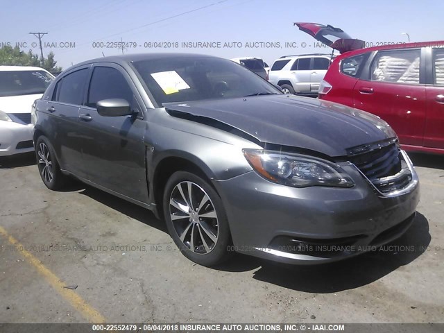 1C3CCBBB5DN575481 - 2013 CHRYSLER 200 TOURING GRAY photo 1