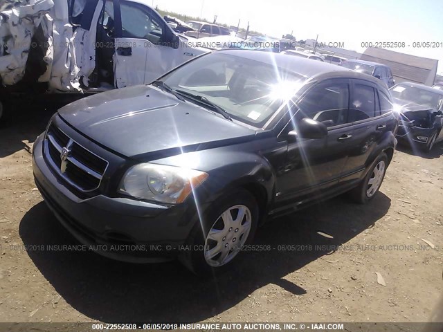 1B3HB48B47D576107 - 2007 DODGE CALIBER SXT BLUE photo 2