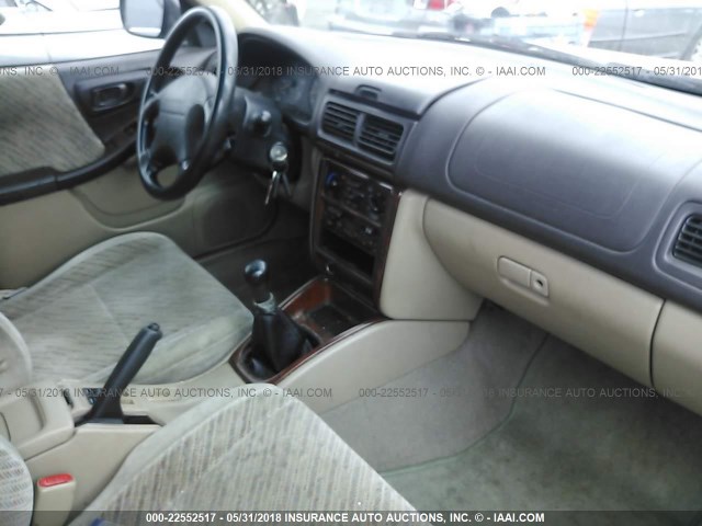 JF1SF6553WG700163 - 1998 SUBARU FORESTER S RED photo 5