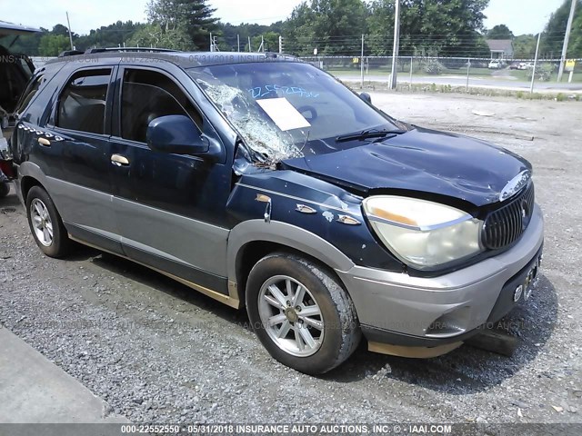 3G5DA03E34S515957 - 2004 BUICK RENDEZVOUS CX/CXL BLUE photo 1