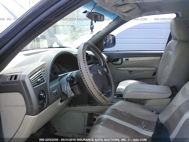 3G5DA03E34S515957 - 2004 BUICK RENDEZVOUS CX/CXL BLUE photo 5