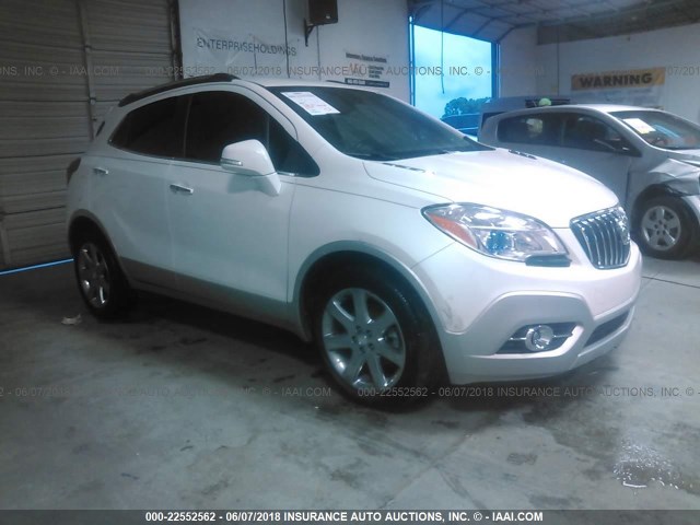 KL4CJBSB0EB581722 - 2014 BUICK ENCORE CONVENIENCE 白色 照片 1