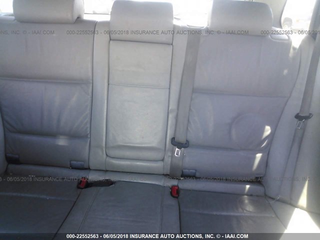 WBAFB3346YLH01396 - 2000 BMW X5 4.4I SILVER photo 8