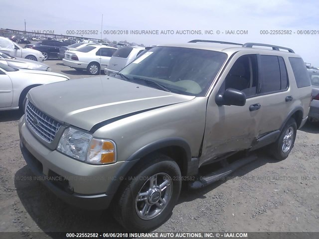 1FMZU63K83ZA78503 - 2003 FORD EXPLORER XLT/XLT SPORT/NBX GOLD photo 2