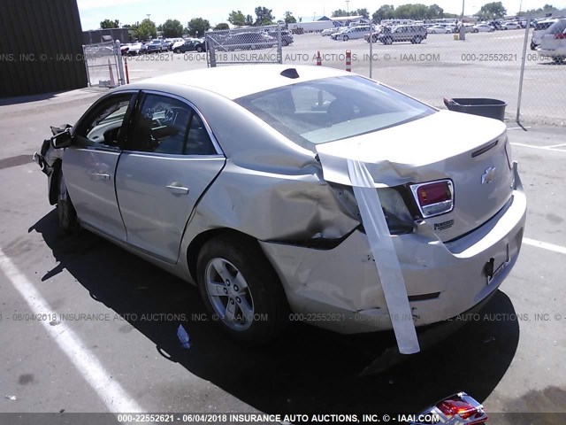 1G11B5SA0DF351200 - 2013 CHEVROLET MALIBU LS შამპანური ფოტო 3