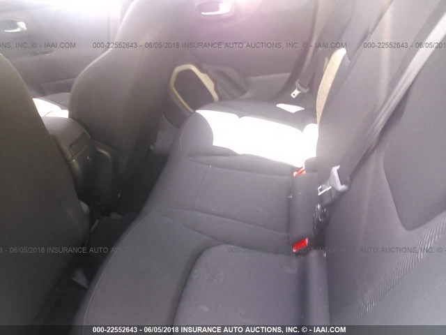 ZACCJAAT4GPC96136 - 2016 JEEP RENEGADE SPORT Մոխրագույն լուսանկար 8