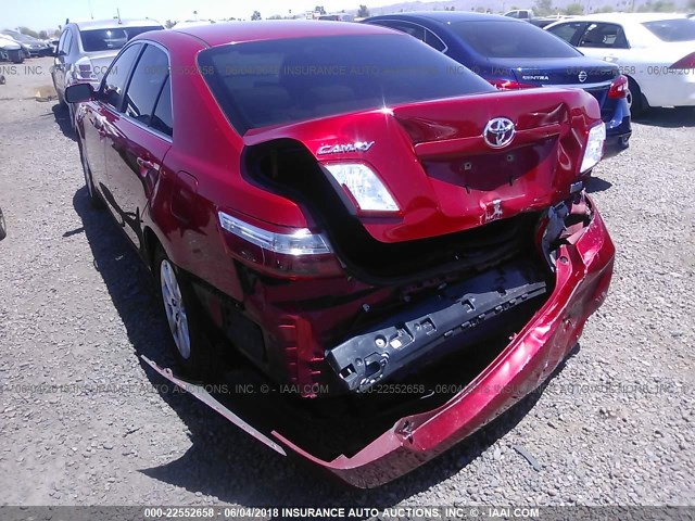 JTNBB46K073029120 - 2007 TOYOTA CAMRY NEW GENERAT HYBRID RED photo 6