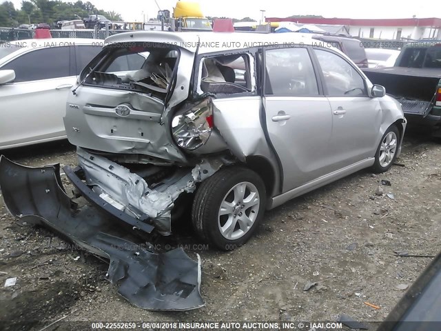 2T1KR38E83C056570 - 2003 TOYOTA COROLLA MATRIX XR SILVER photo 4