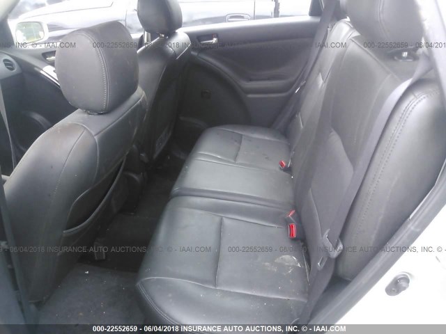 2T1KR38E83C056570 - 2003 TOYOTA COROLLA MATRIX XR SILVER photo 8