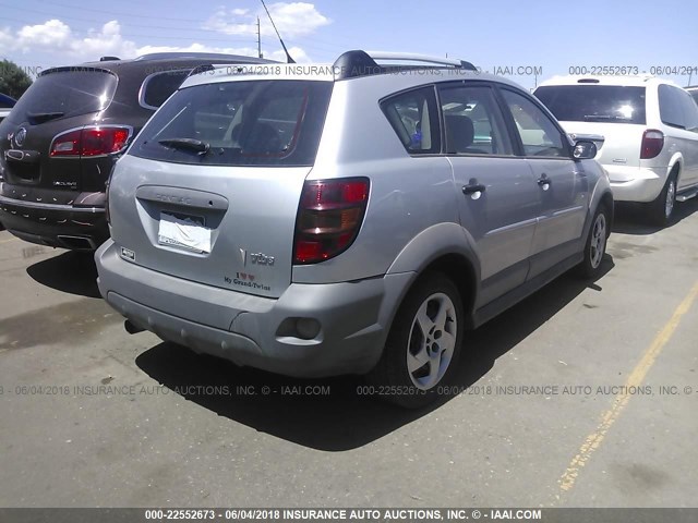 5Y2SL65896Z434729 - 2006 PONTIAC VIBE SILVER photo 4